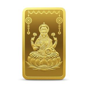 MMTC - PAMP 10gm Goddess Lakshmi 999.9+ Purity 24K Gold Bar