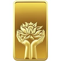 MMTC-PAMP Lotus Gold bar 999.9+ Purity 5 Gram 24k Gold
